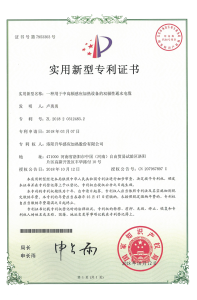 Utility model patent certificate